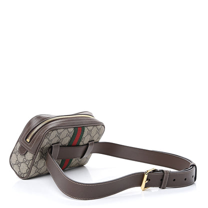 Gucci GG Supreme Monogram Web Small Ophidia Belt Bag 95 38 Dark Brown 2 of 8