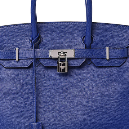 Hermes Epsom Birkin 30 Bleu Electrique 7 of 12