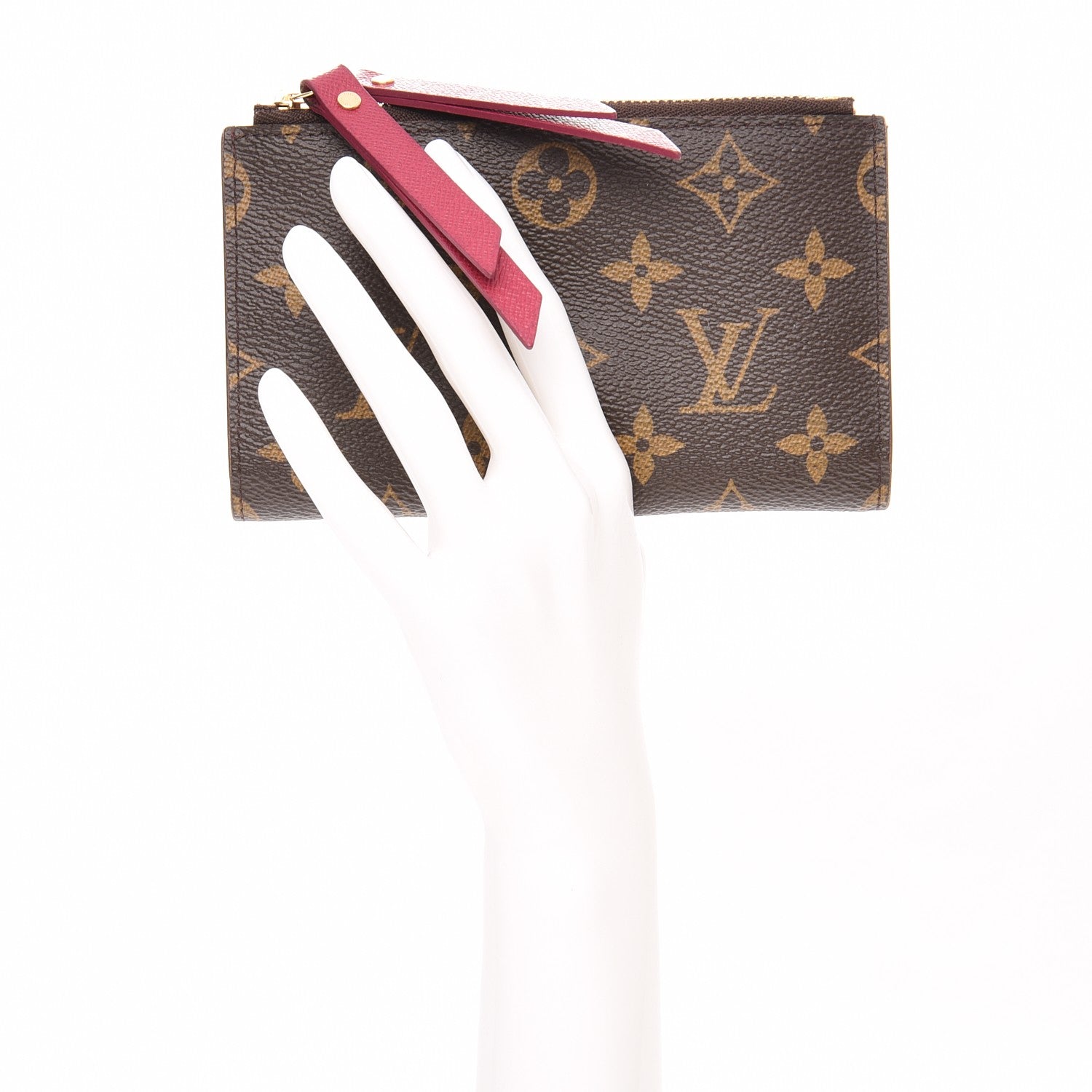 Louis Vuitton Monogram Adele Compact Wallet Fuchsia 2 of 7