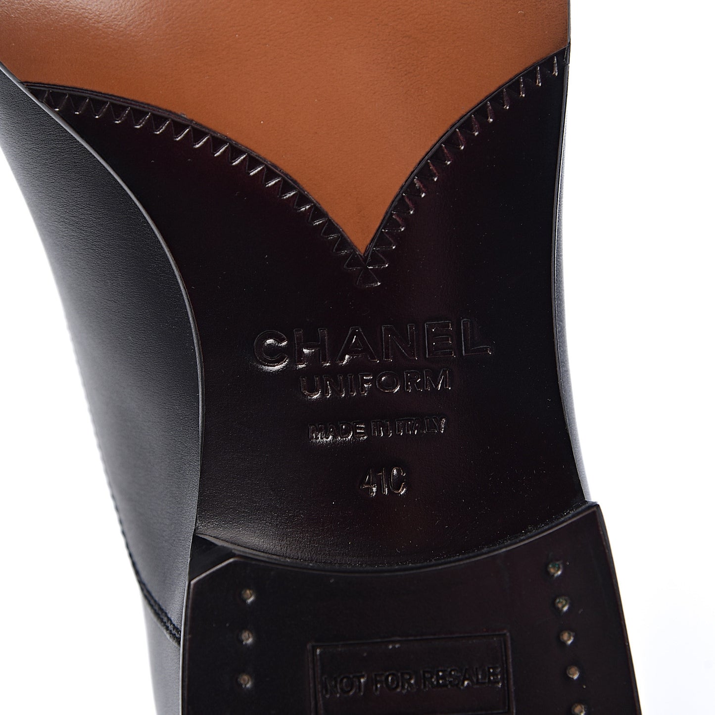 Calfskin Mens Loafers 41 Black
