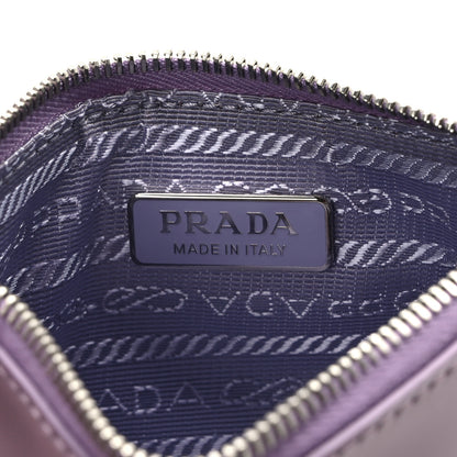 Prada Sequin Mesh Small Tote Bag Lilium 8 of 12
