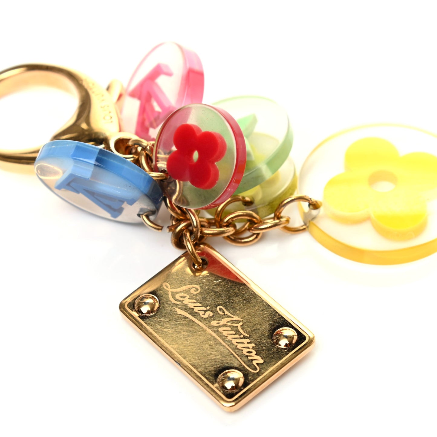 Resin Candy Fleurs Bag Charm Multicolor