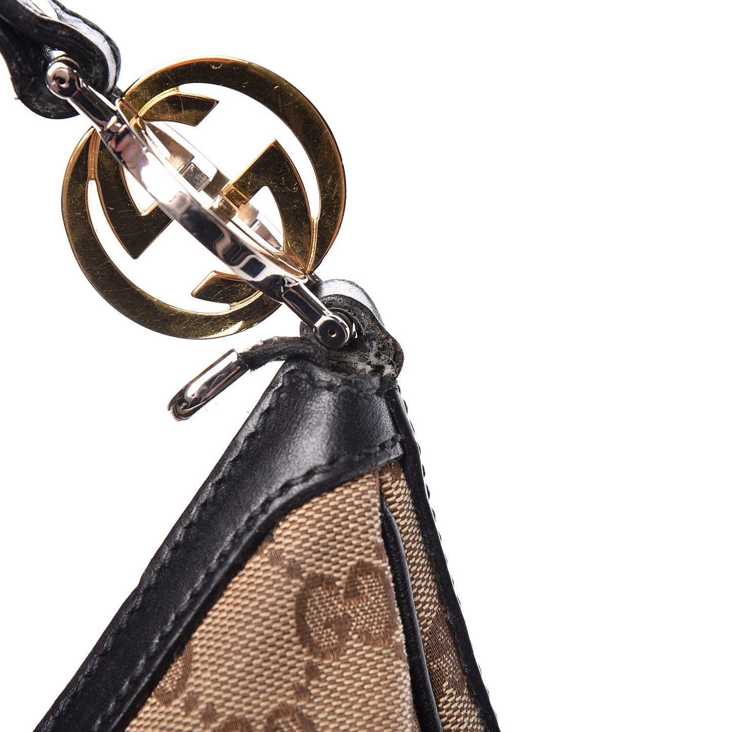 Monogram Medium GG Twins Hobo Black