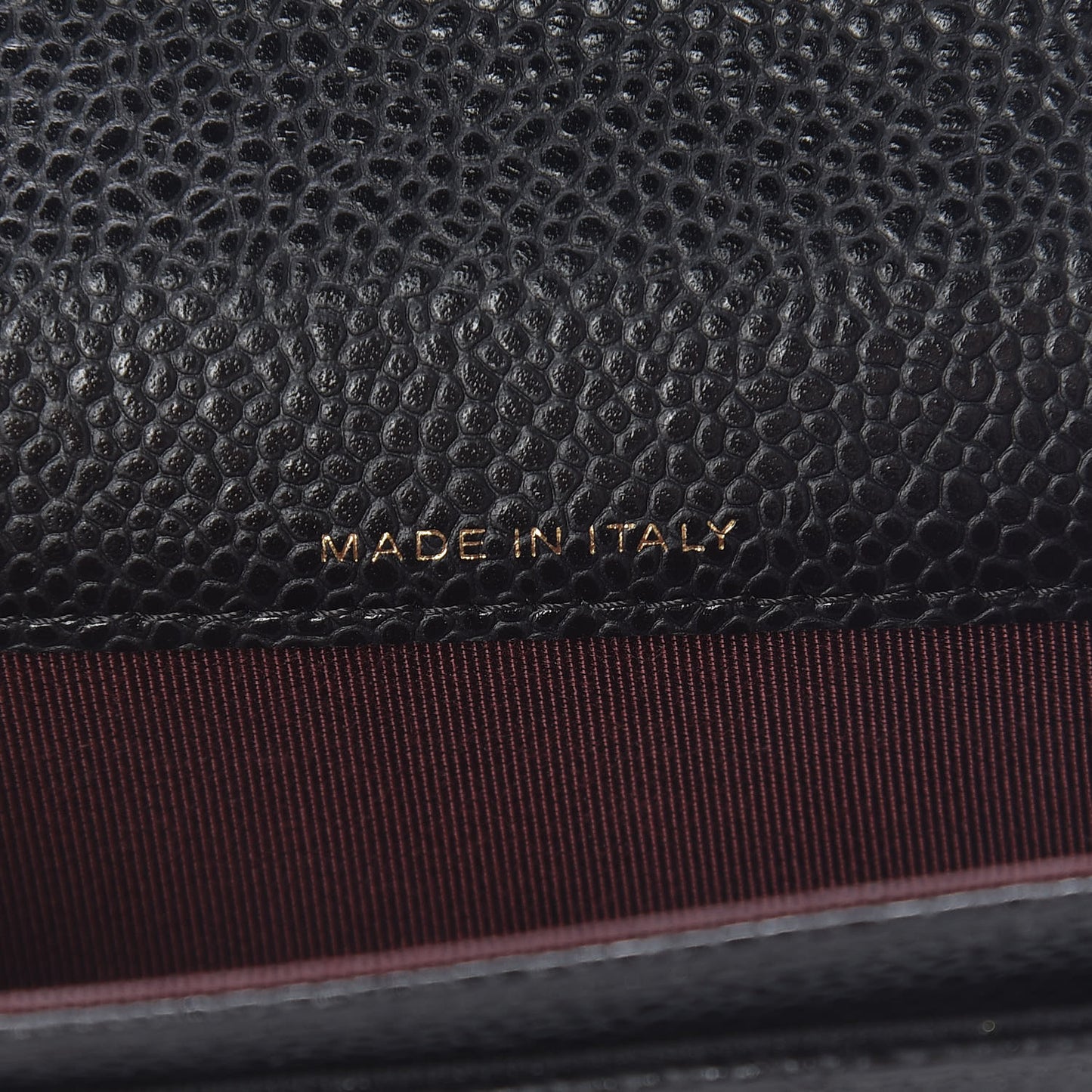Caviar Quilted Flap Card Holder Wallet Black
