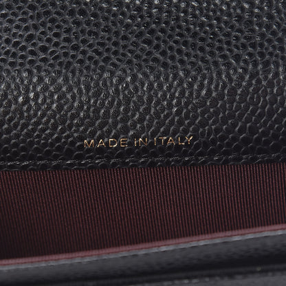 Chanel Caviar Quilted Flap Card Holder Wallet Black 7 of 9