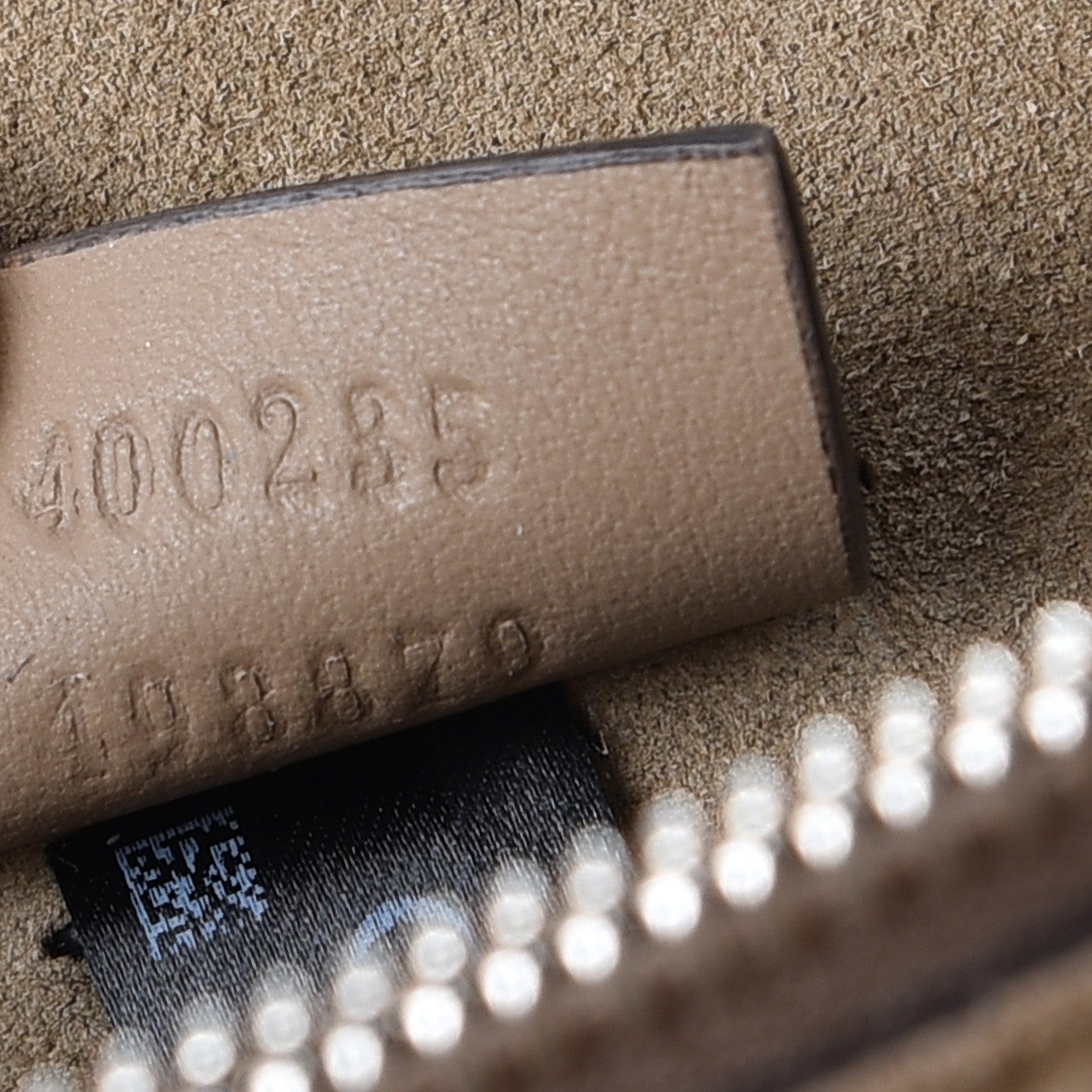 Gucci GG Supreme Monogram Embroidered Medium Dionysus Shoulder Bag Taupe 8 of 10