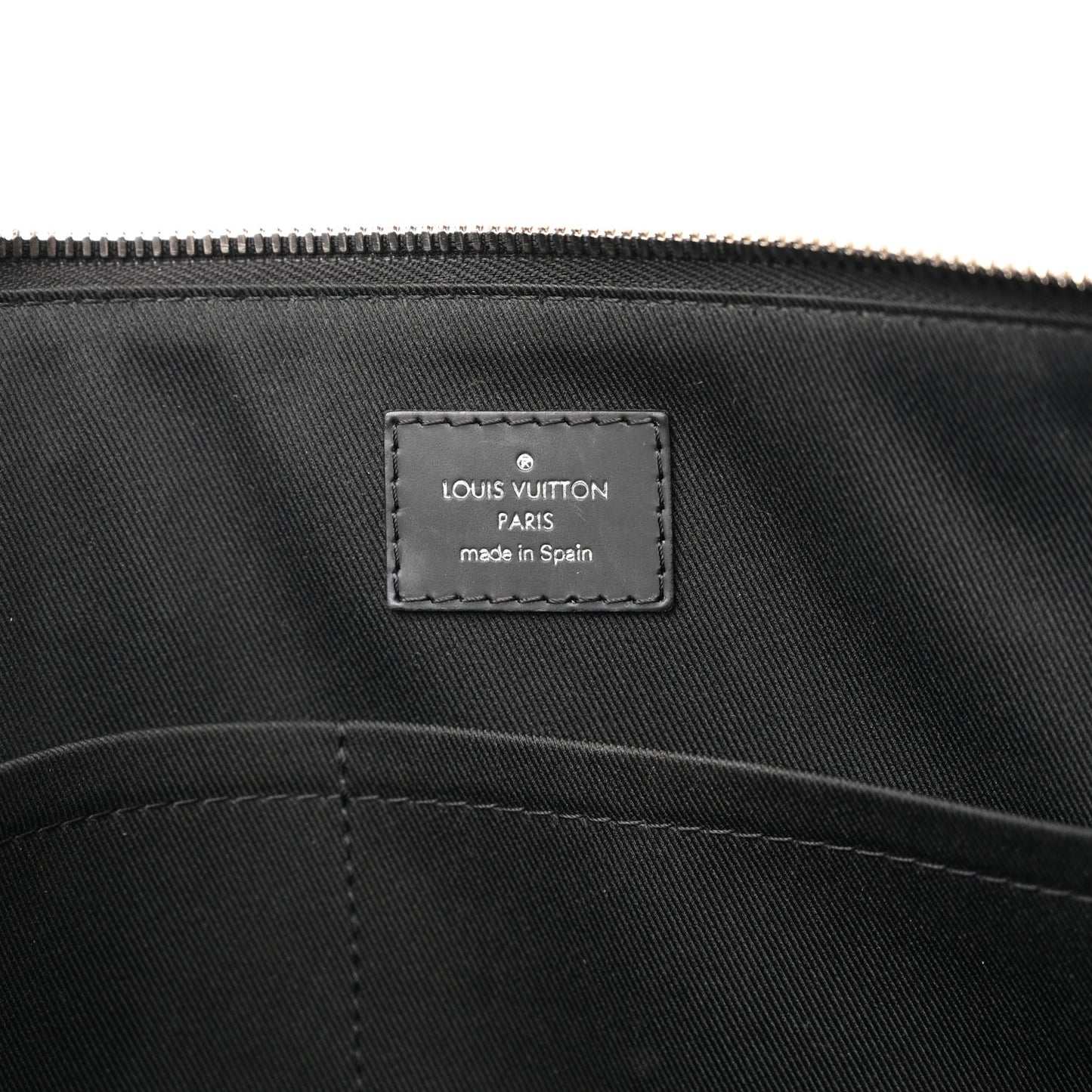 Damier Graphite Porte-Documents Jour