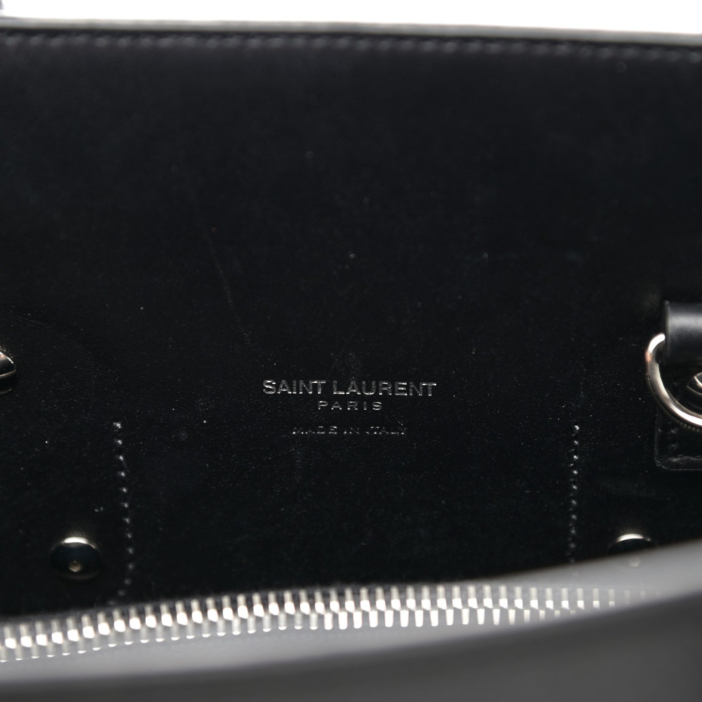 Grained Calfskin Small Sac De Jour Black