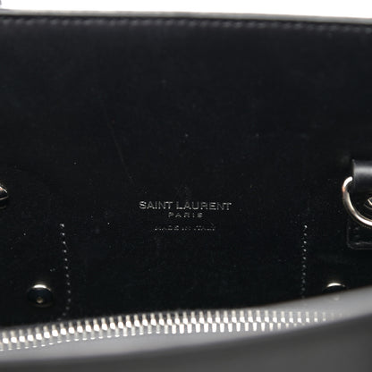 Saint Laurent Grained Calfskin Small Sac De Jour Black 6 of 12