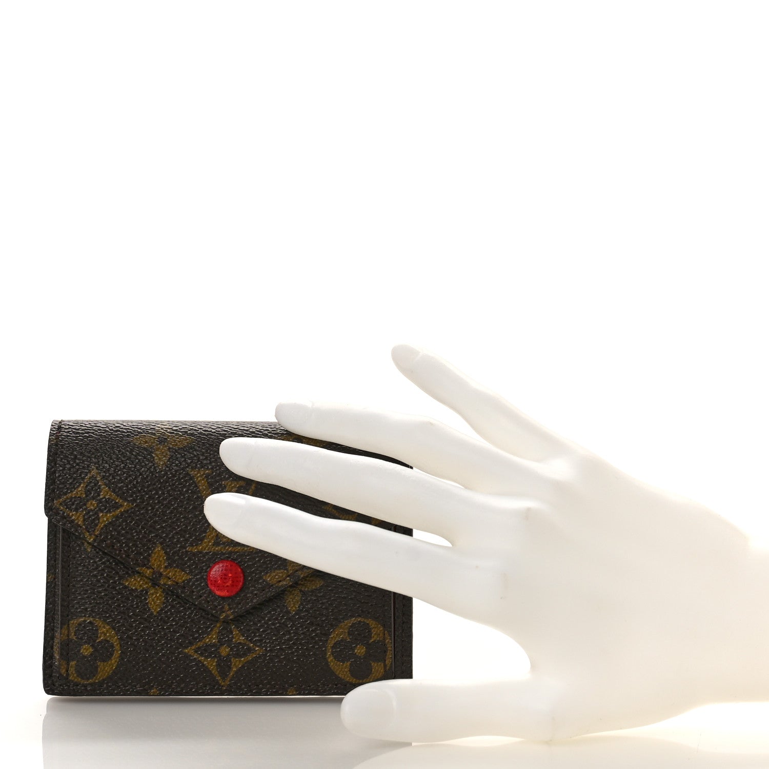Louis Vuitton Monogram Compact Marie Wallet Rouge 2 of 9