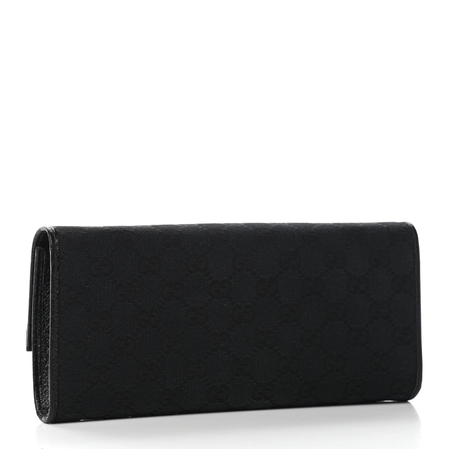 Monogram Bamboo Bar Clutch Black