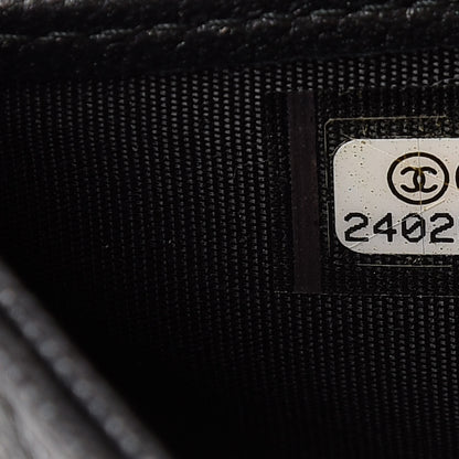 Chanel Caviar Quilted Boy Flap Wallet So Black 8 of 10
