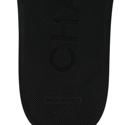 Chanel Lambskin Pearl Beaded Woven Slides 38 Black 7 of 10