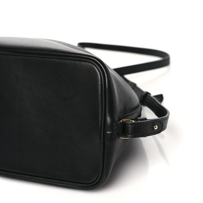 Jacquemus Lambskin Le Calino Ring Top Handle Bag Black 8 of 8