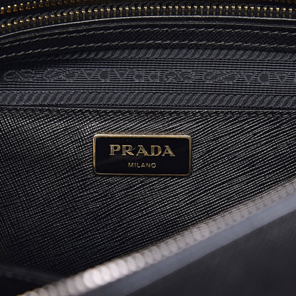Prada Saffiano Medium Galleria Double Zip Tote Black 6 of 10
