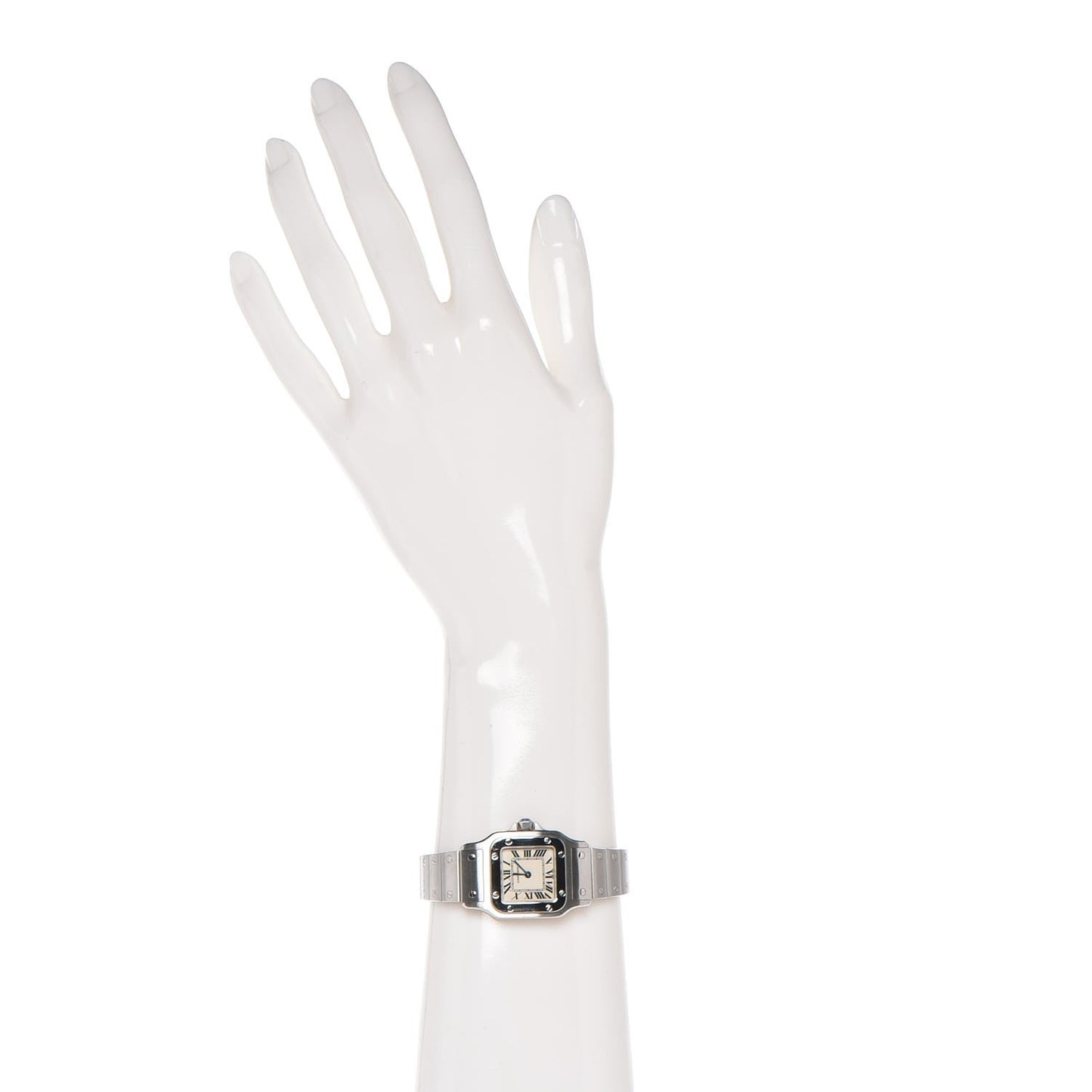 Stainless Steel 24mm Santos de Galbee Quartz Watch
