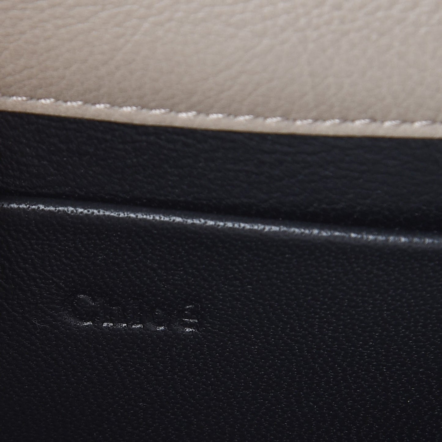 Calfskin Small Nile Bracelet Minaudiere Bag Motty Grey