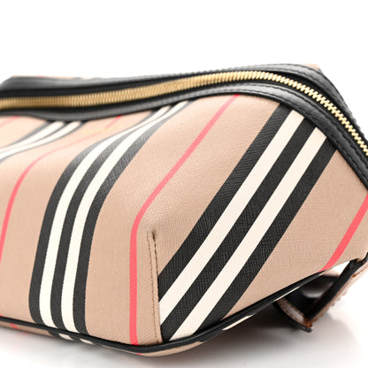 Burberry E-Canvas Icon Stripe Sonny Bum Bag Archive Beige 9 of 9
