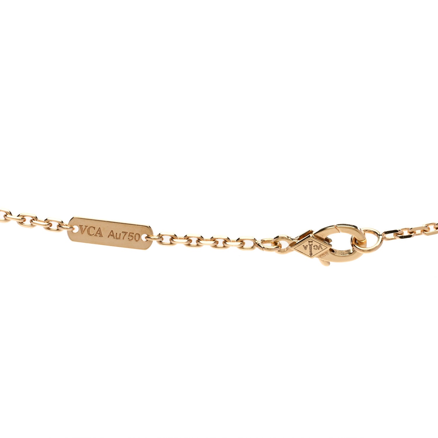 Van Cleef & Arpels 18K Yellow Gold Mother of Pearl Magic Alhambra Long Necklace 4 of 6