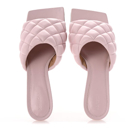 Bottega Veneta Nappa Padded Kitten Heel Mule Sandals 37.5 Cameo 2 of 10