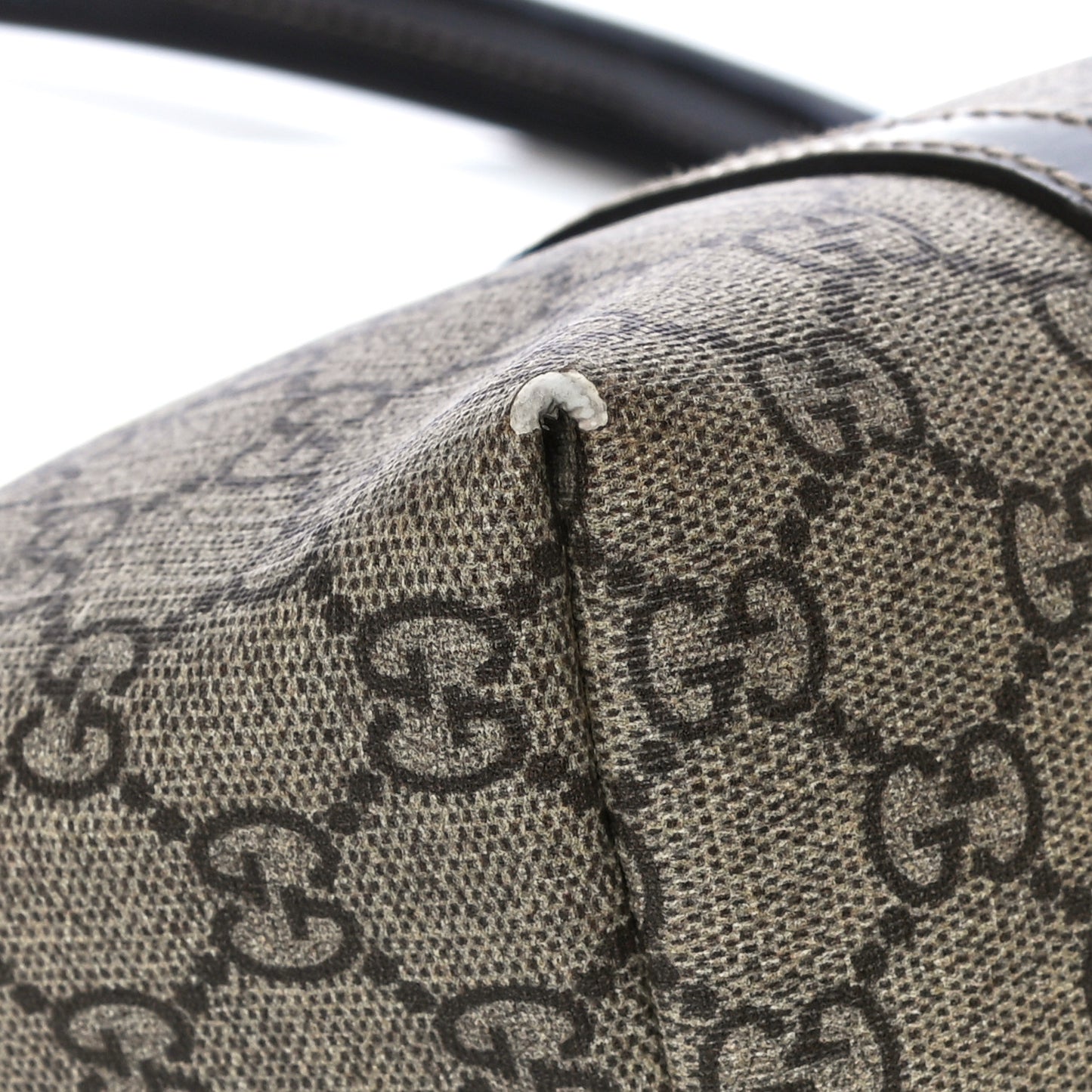 GG Plus Monogram Tattoo Heart Medium Joy Tote Dark Brown