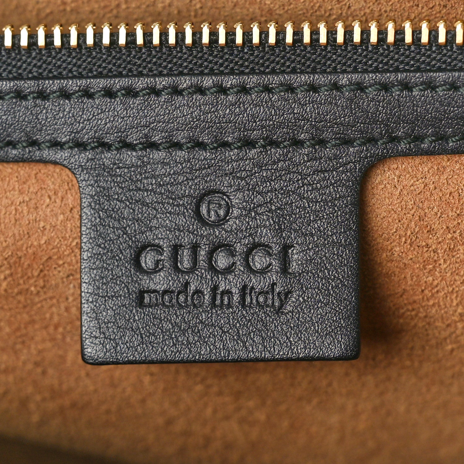 Gucci GG Supreme Monogram Calfskin Medium Padlock Shoulder Bag Beige Black Cuir 6 of 10