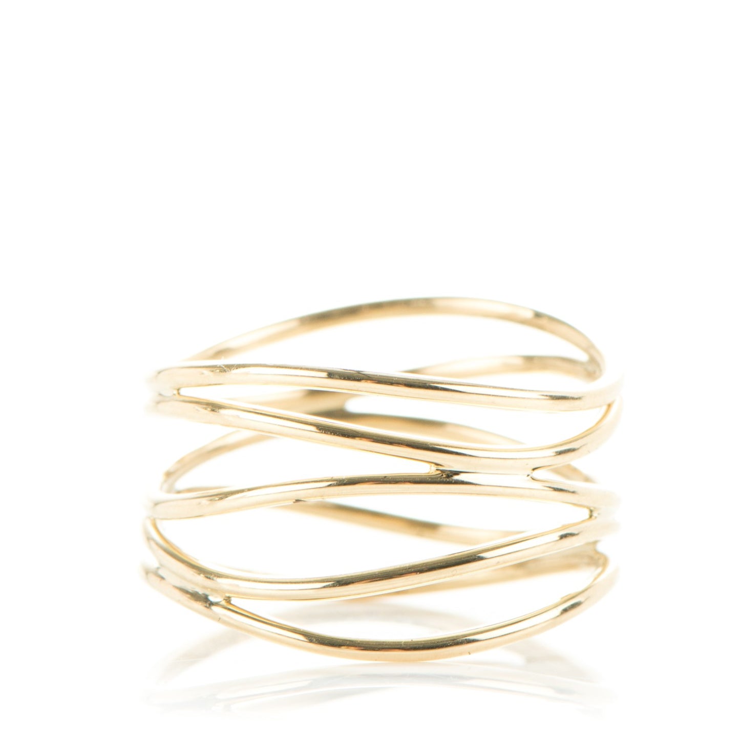 18K Yellow Gold Elsa Peretti Wave Ring 10.5