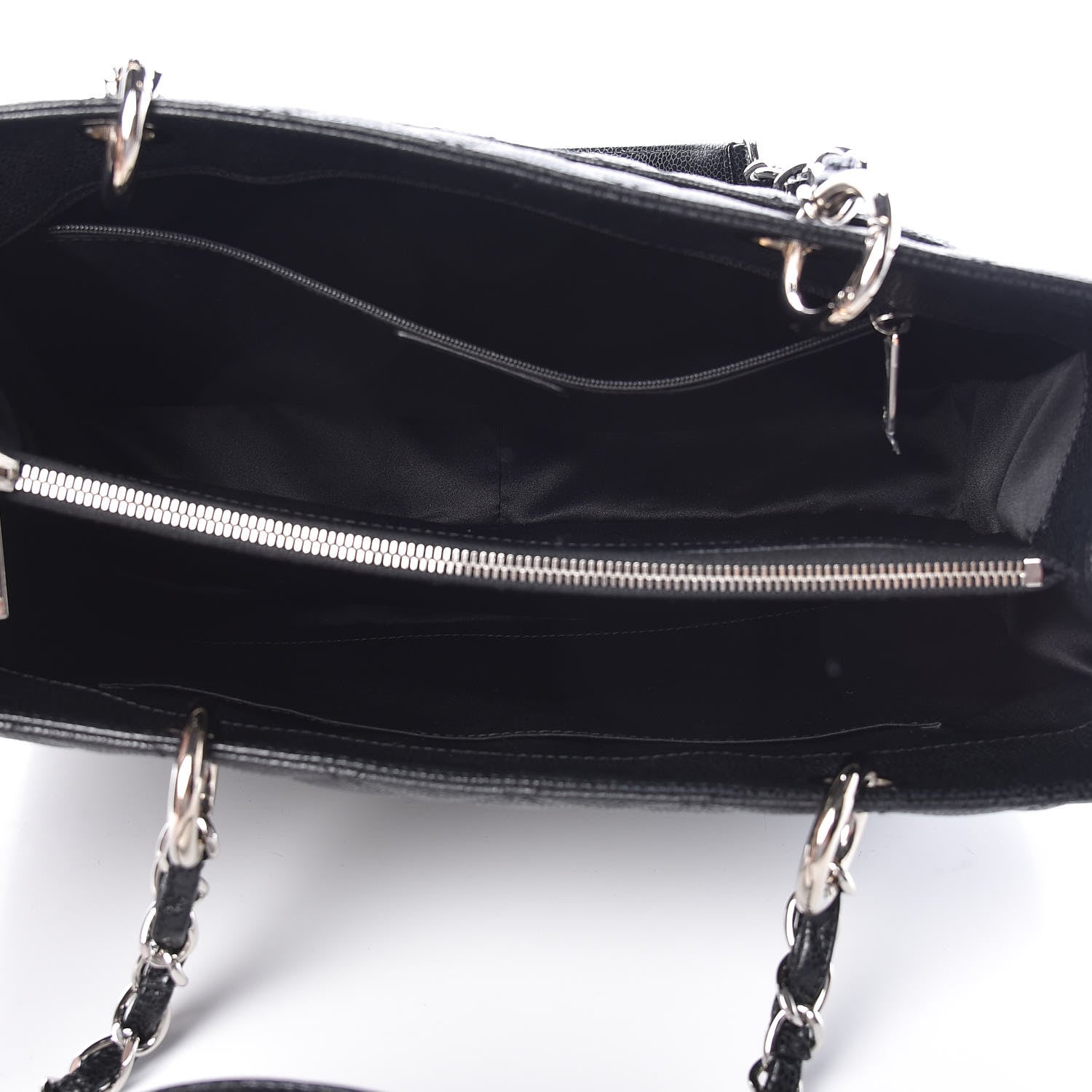 Chanel Caviar Quilted Grand Shopping Tote GST Black 5 of 12
