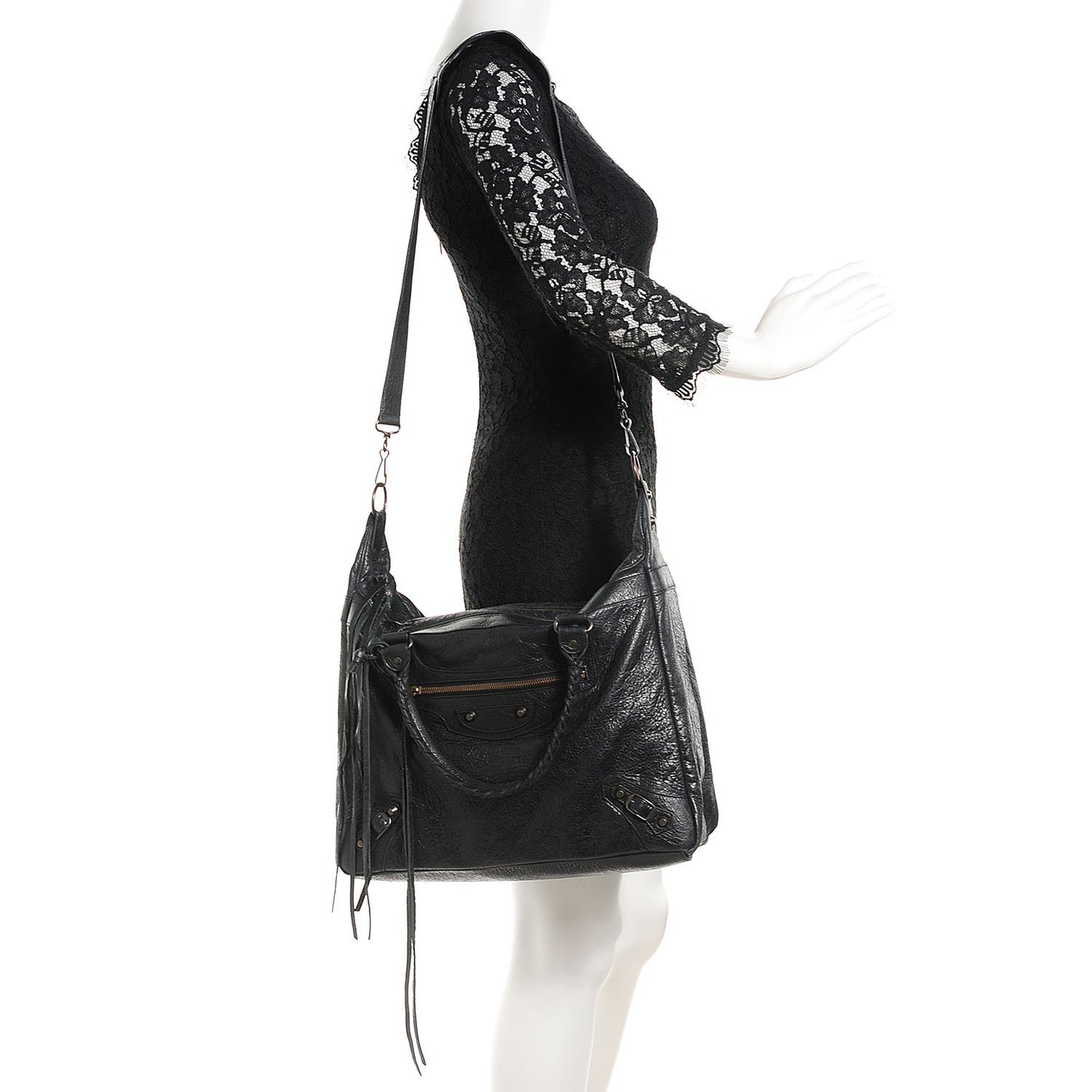 Agneau Classic Hardware Strategy Black