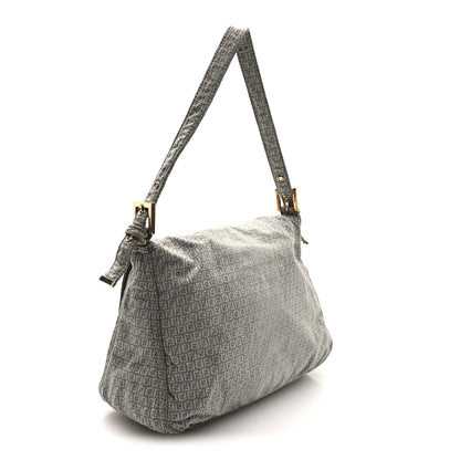 Fendi Zucchino Mama Baguette Grey 3 of 9