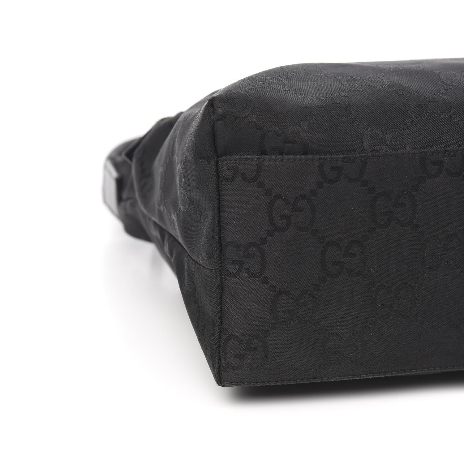 Gucci Nylon Monogram Small Hobo Black 7 of 9