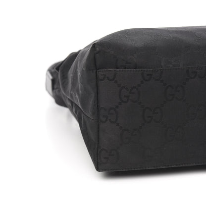 Gucci Nylon Monogram Small Hobo Black 7 of 9