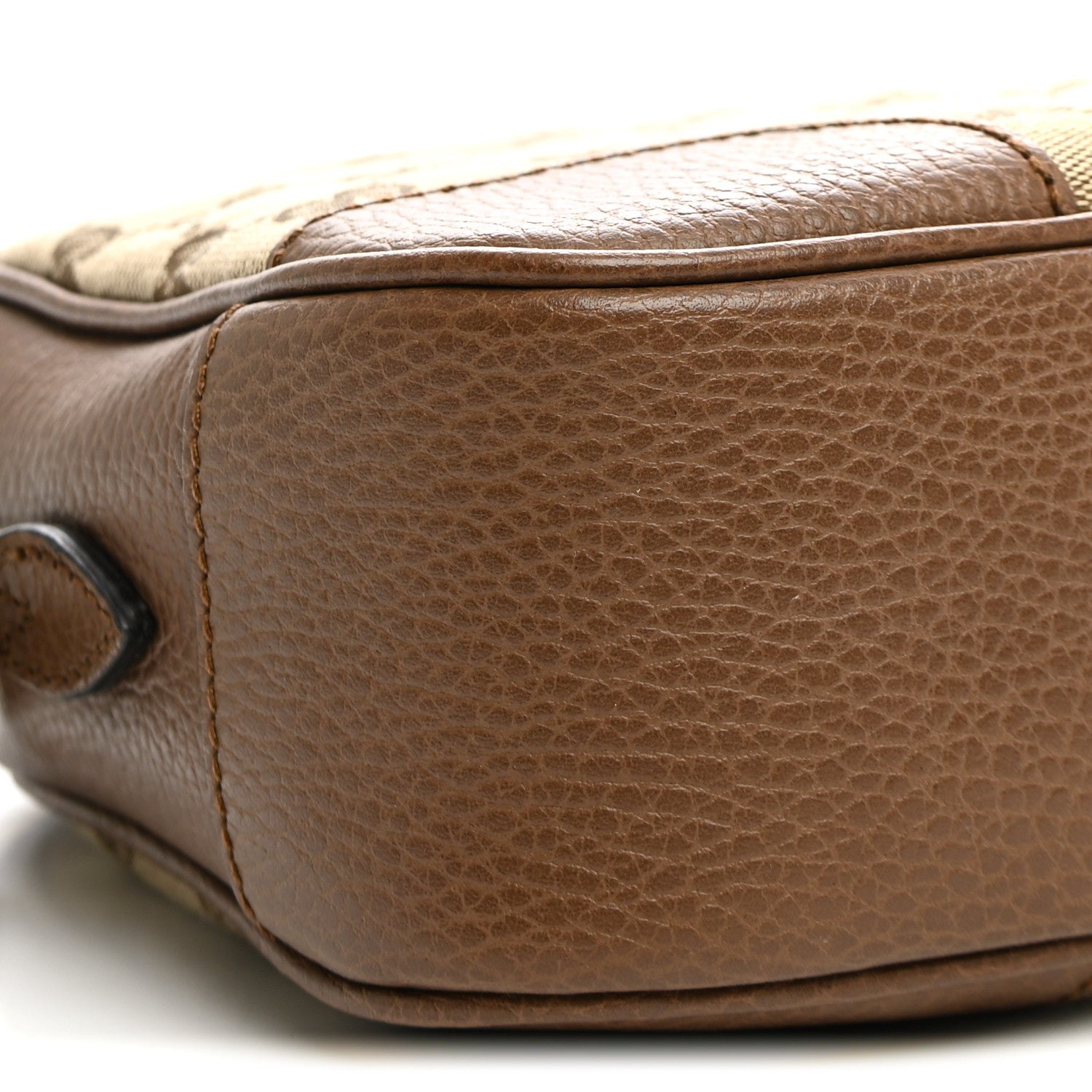 Gucci Monogram Mini Bree Messenger Bag Beige Tabacco 8 of 9
