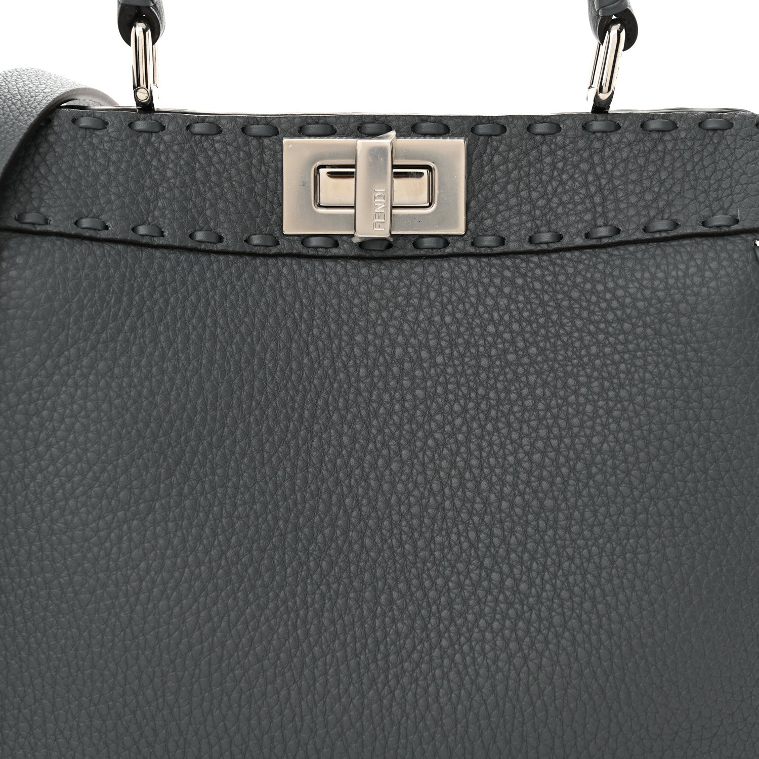 Fendi Cuoio Romano Selleria Chamois Small Peekaboo I SEE U Satchel Tempesta 8 of 10