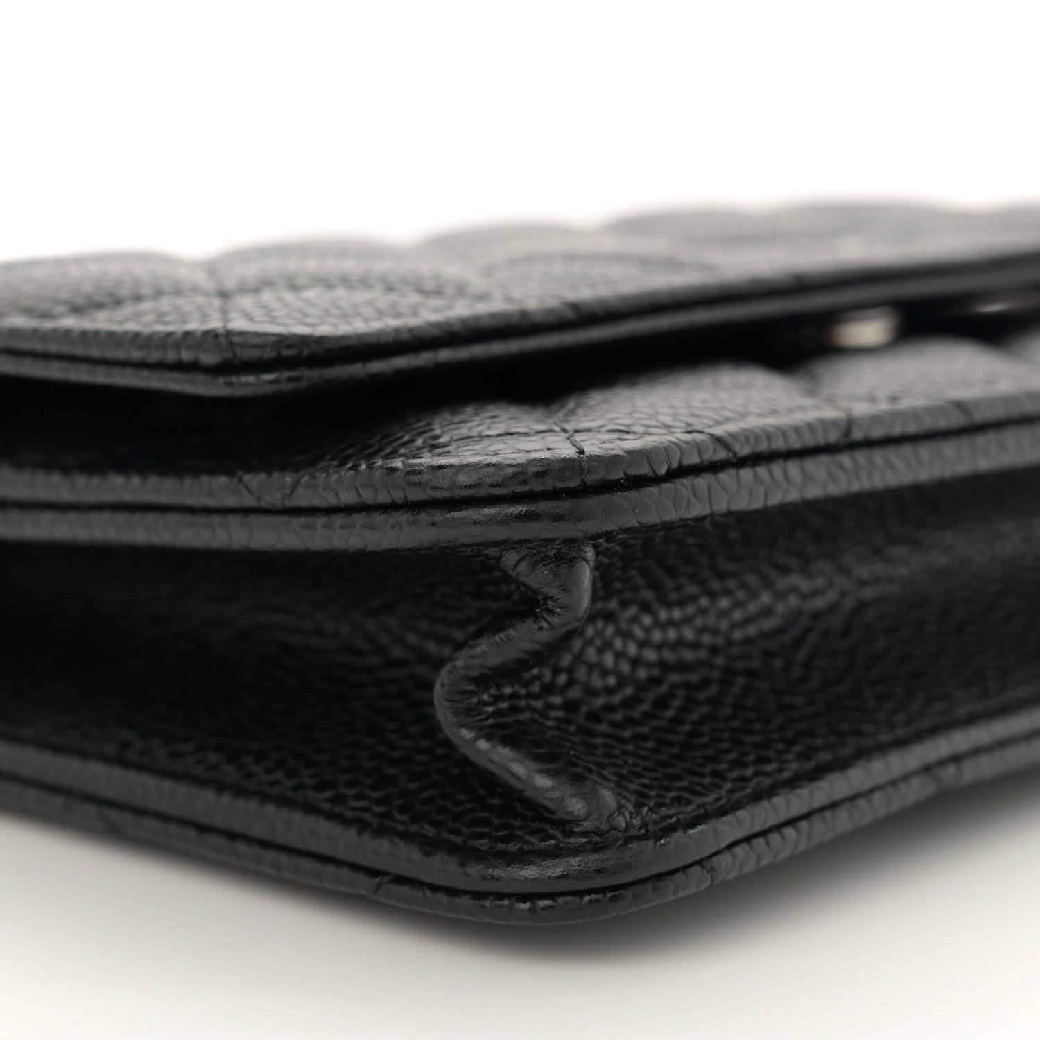Chanel Caviar Quilted Wallet on Chain WOC Black 9 of 11
