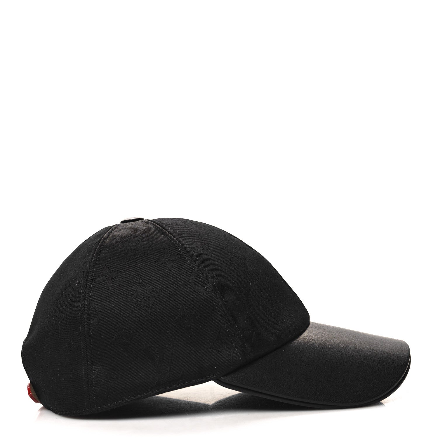 Louis Vuitton Calfskin Cotton Jacquard Monogram LV First Cap Black 4 of 9
