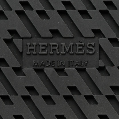 Hermes Suede Calfskin Go Mules 36 Black 6 of 9