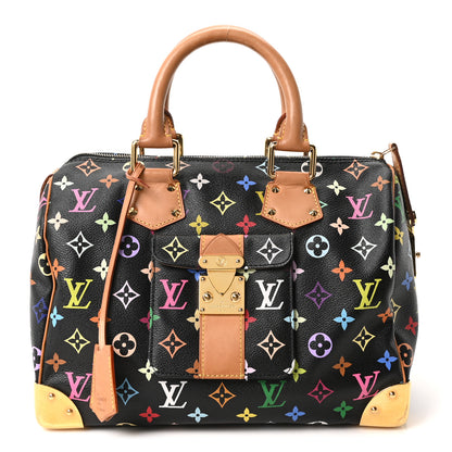 Louis Vuitton Monogram Multicolor Speedy 30 Black 1 of 9