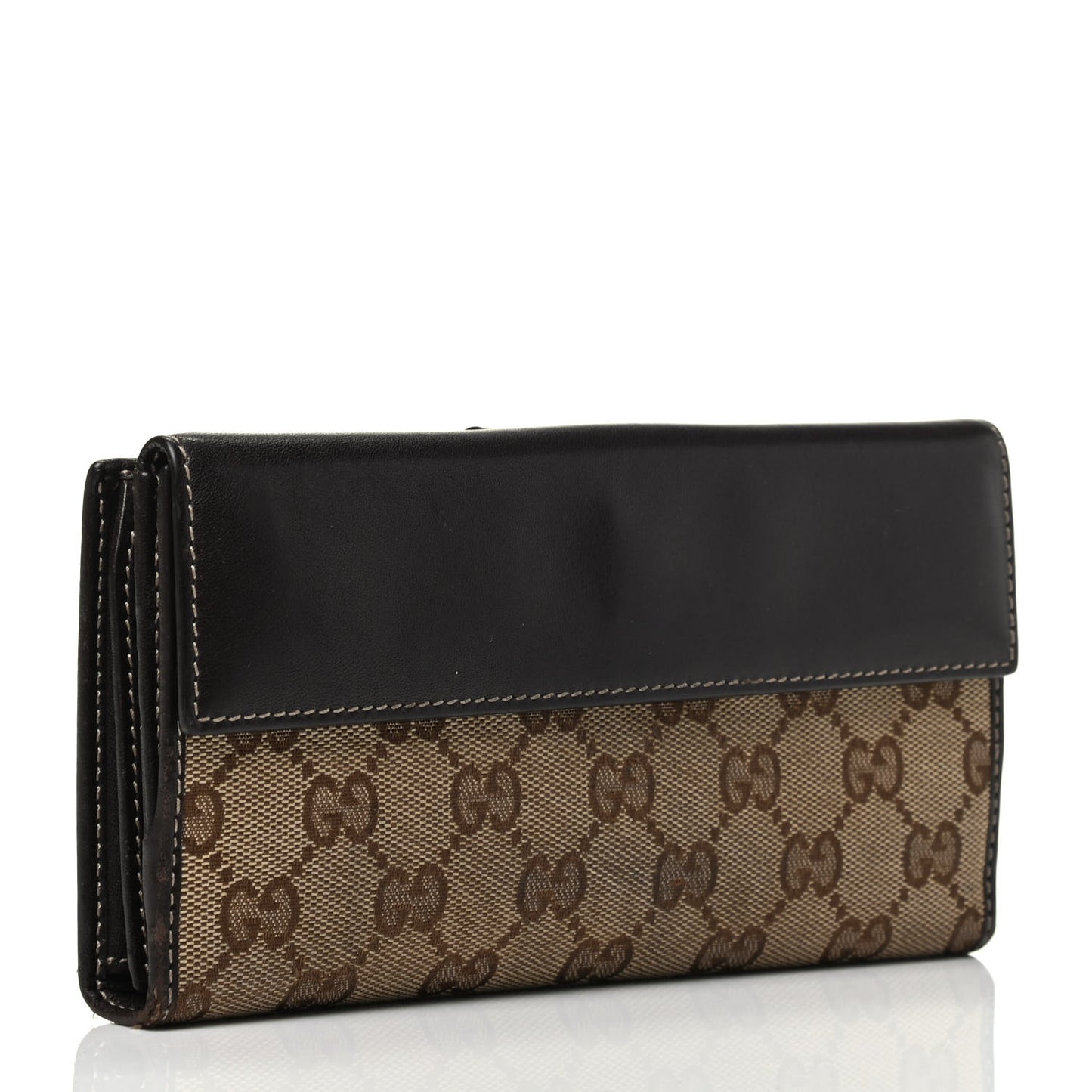 Monogram Heart Continental Wallet Dark Brown