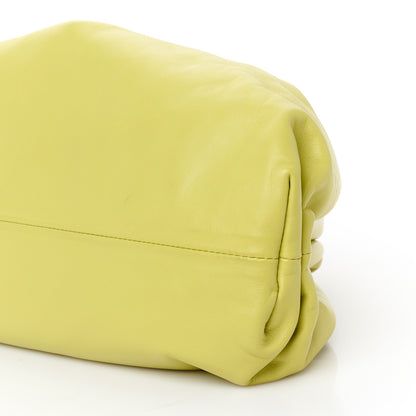 Bottega Veneta Smooth Butter Calf The Pouch Oversized Clutch Kiwi 11 of 11