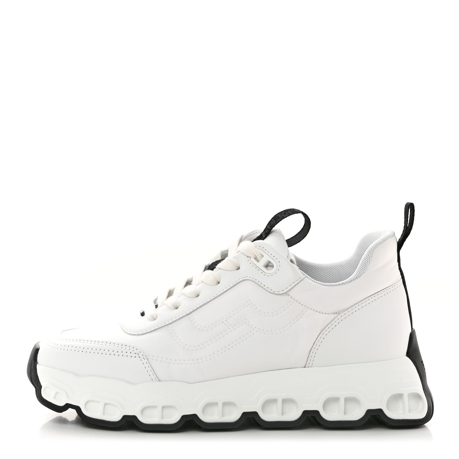 Hermes Parachute Fabric Calfskin Impulse Sneakers 36 White 1 of 8