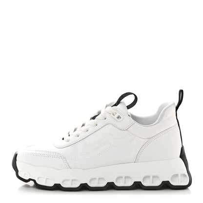 Hermes Parachute Fabric Calfskin Impulse Sneakers 36 White 1 of 8