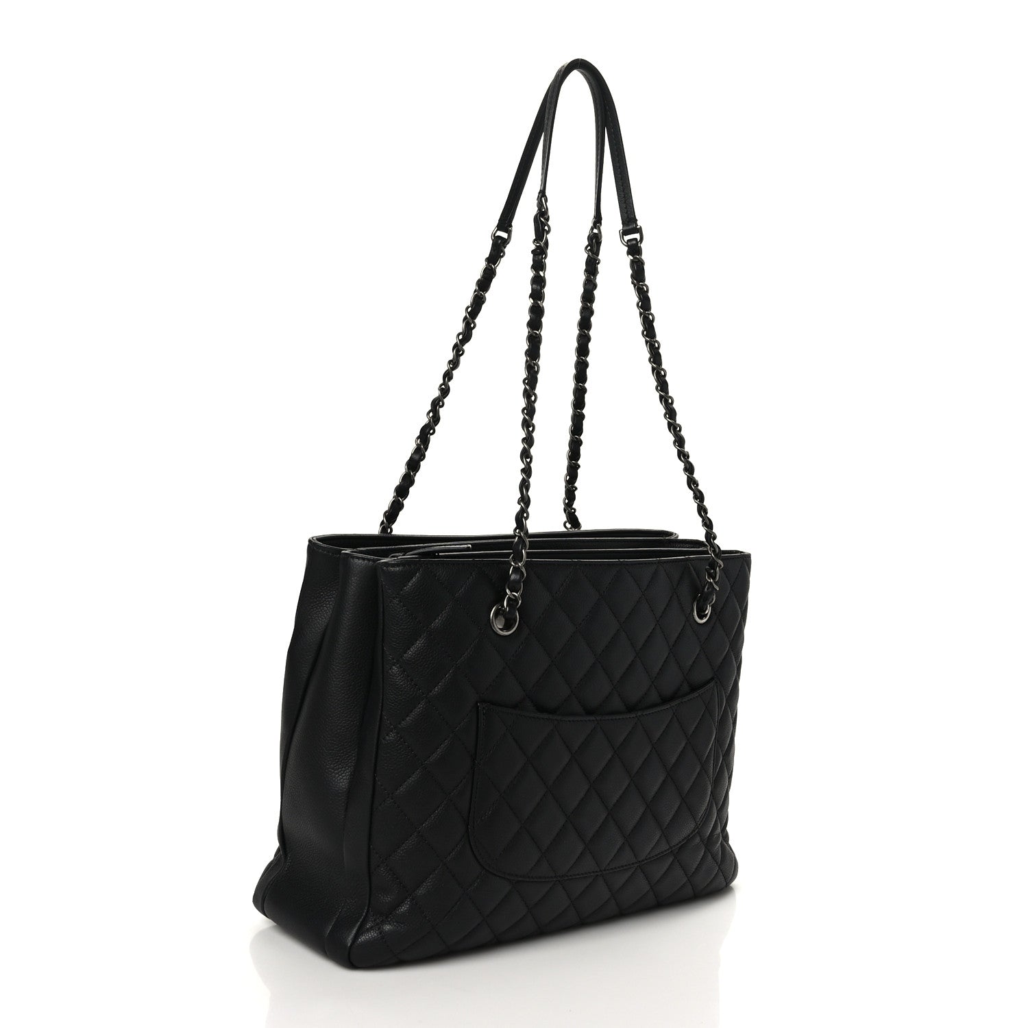 Chanel Caviar Quilted Urban Companion Shopping Tote Black 3 of 10