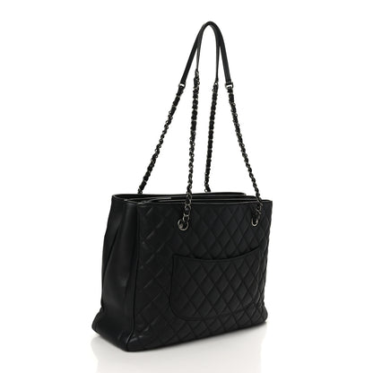 Chanel Caviar Quilted Urban Companion Shopping Tote Black 3 of 10