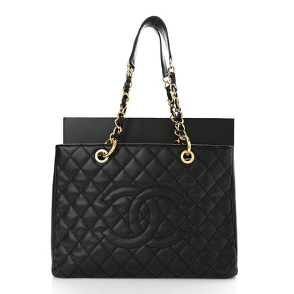 Chanel Caviar Quilted Grand Shopping Tote GST Black 11 of 11