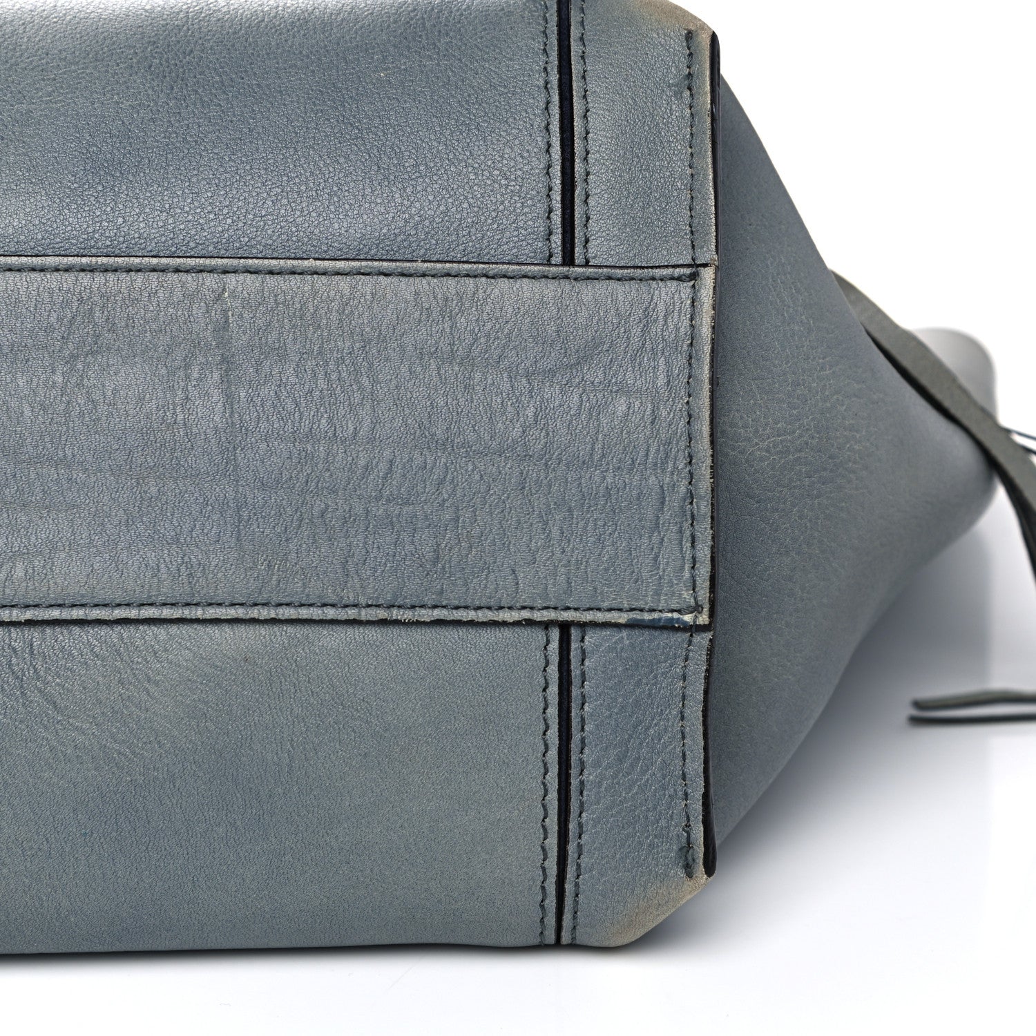 Chloe Smooth Calfskin Medium Milo Shopping Tote Cloudy Blue 31 of 33
