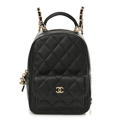 Chanel Caviar Quilted CC Mini Classic Backpack Black 1 of 11