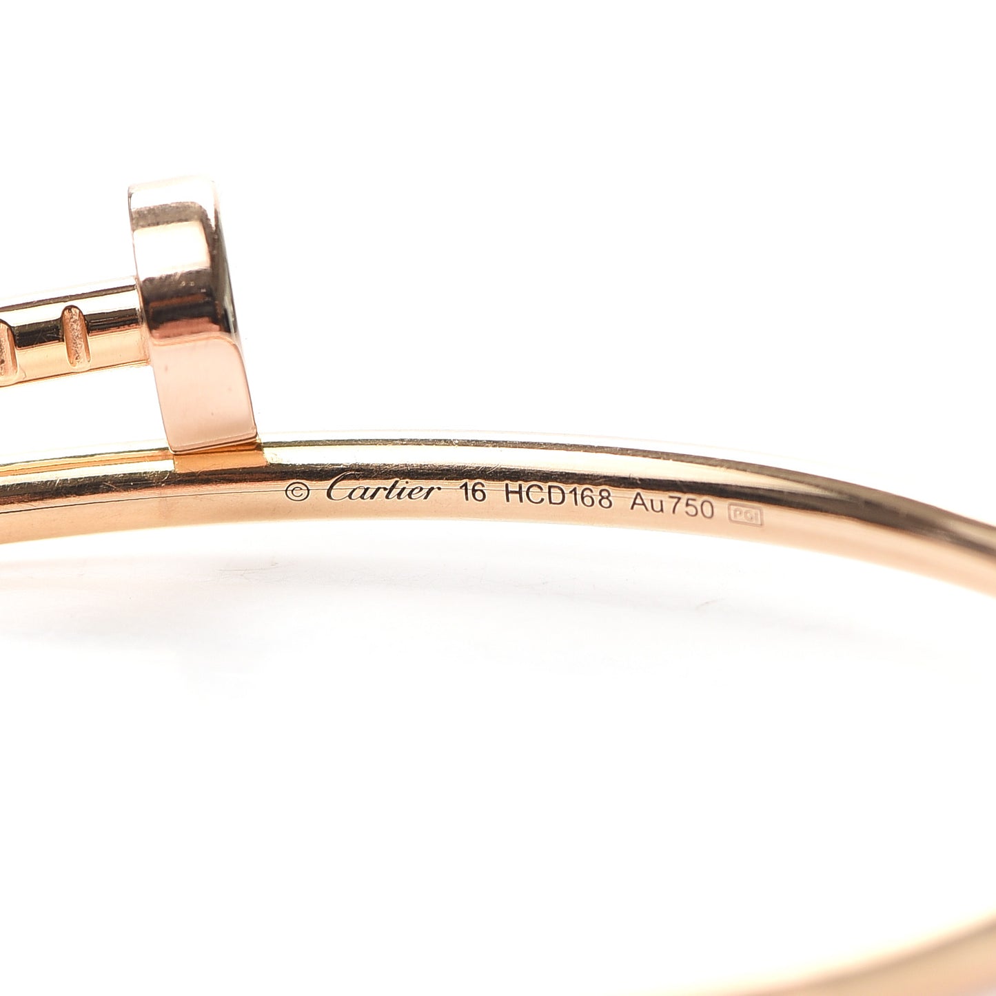 18K Pink Gold Small Juste Un Clou Bracelet 16