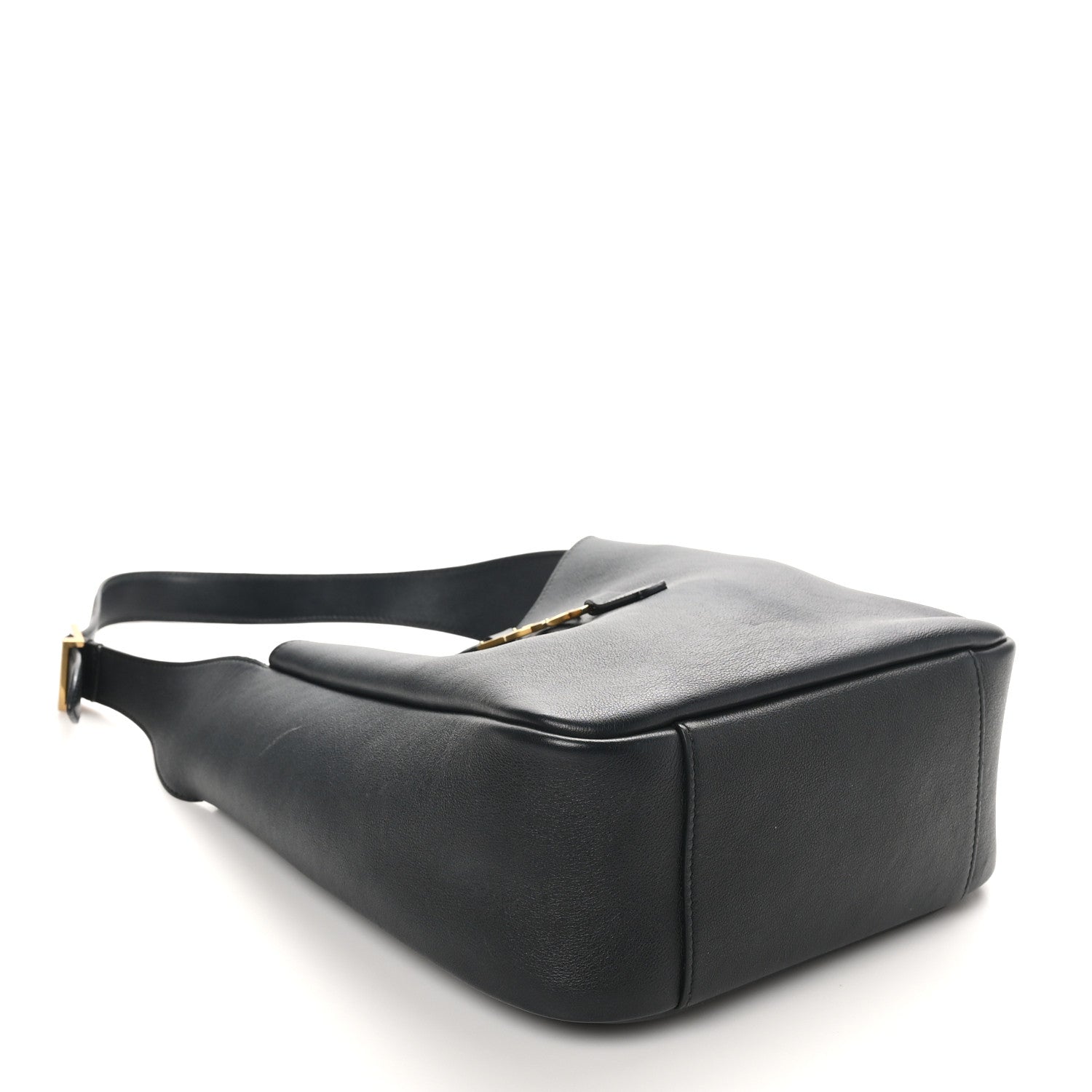 Saint Laurent Smooth Calfskin Small Le 5 A 7 Soft Hobo Black 3 of 8