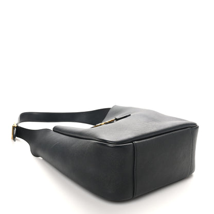 Saint Laurent Smooth Calfskin Small Le 5 A 7 Soft Hobo Black 3 of 8